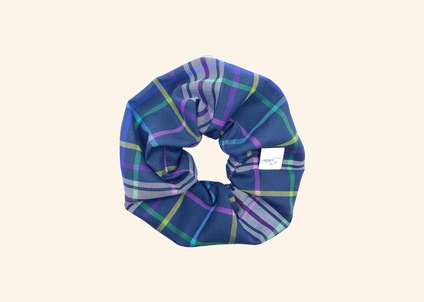 Scrunchie Dark Check