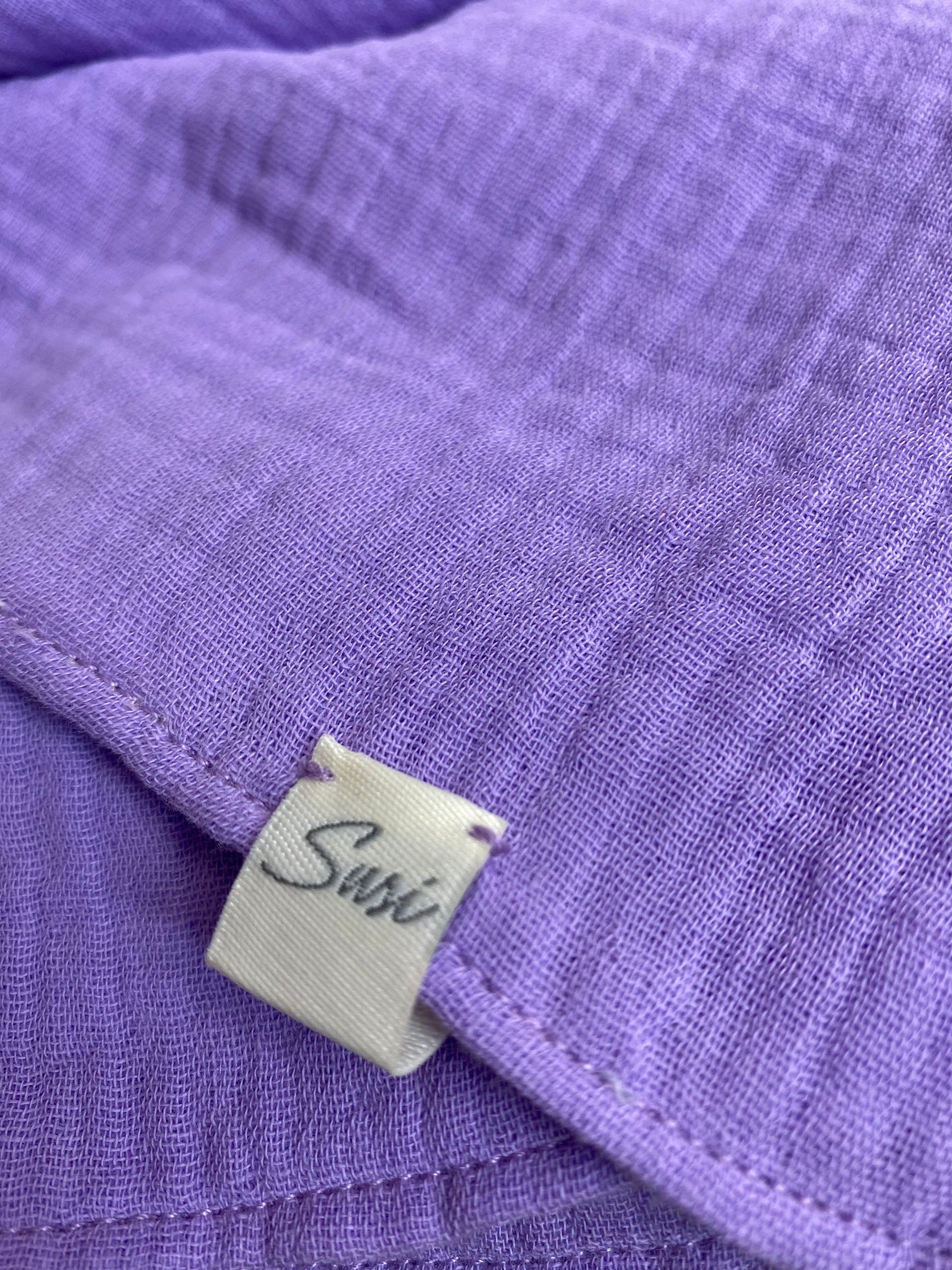 Headscarf lavender | Sustainable Susi | Muslin Scarf Baumwolle gots Musselin plastikfrei bio