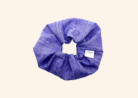 Haargummi aus lila Holz