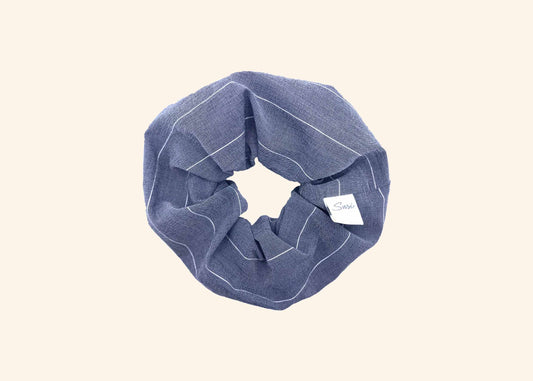 Scrunchie Busily | Sustainable Susi | eco-friendly Hair ties plasticfree grau grey vintage 