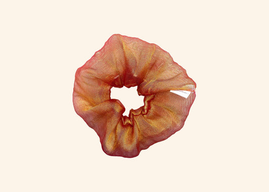 Scrunchie Organza Rusty