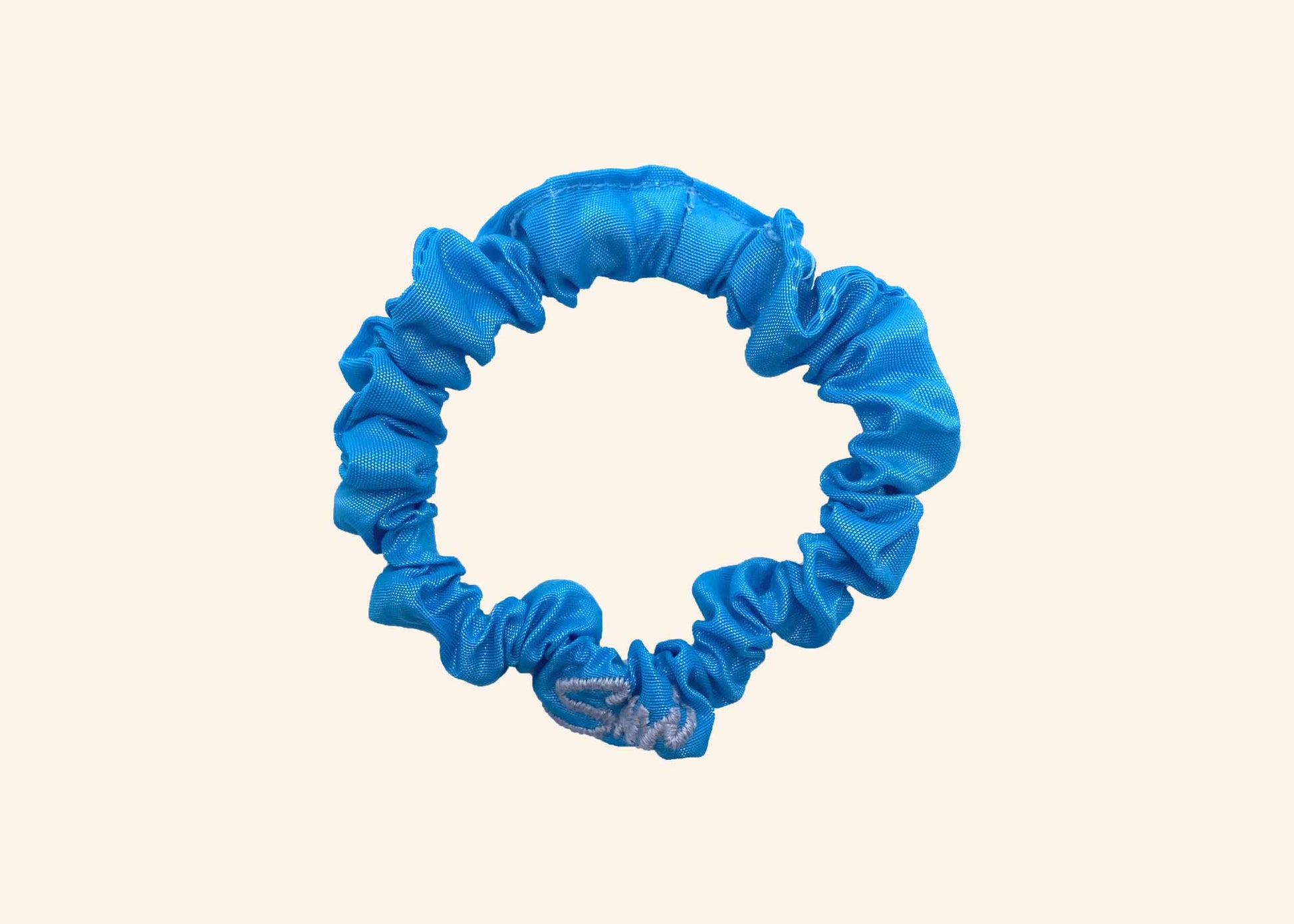 Hair Tie Rebirth Greece Blue Scrunchie Premium Hair Accessories | Sustainable Susi