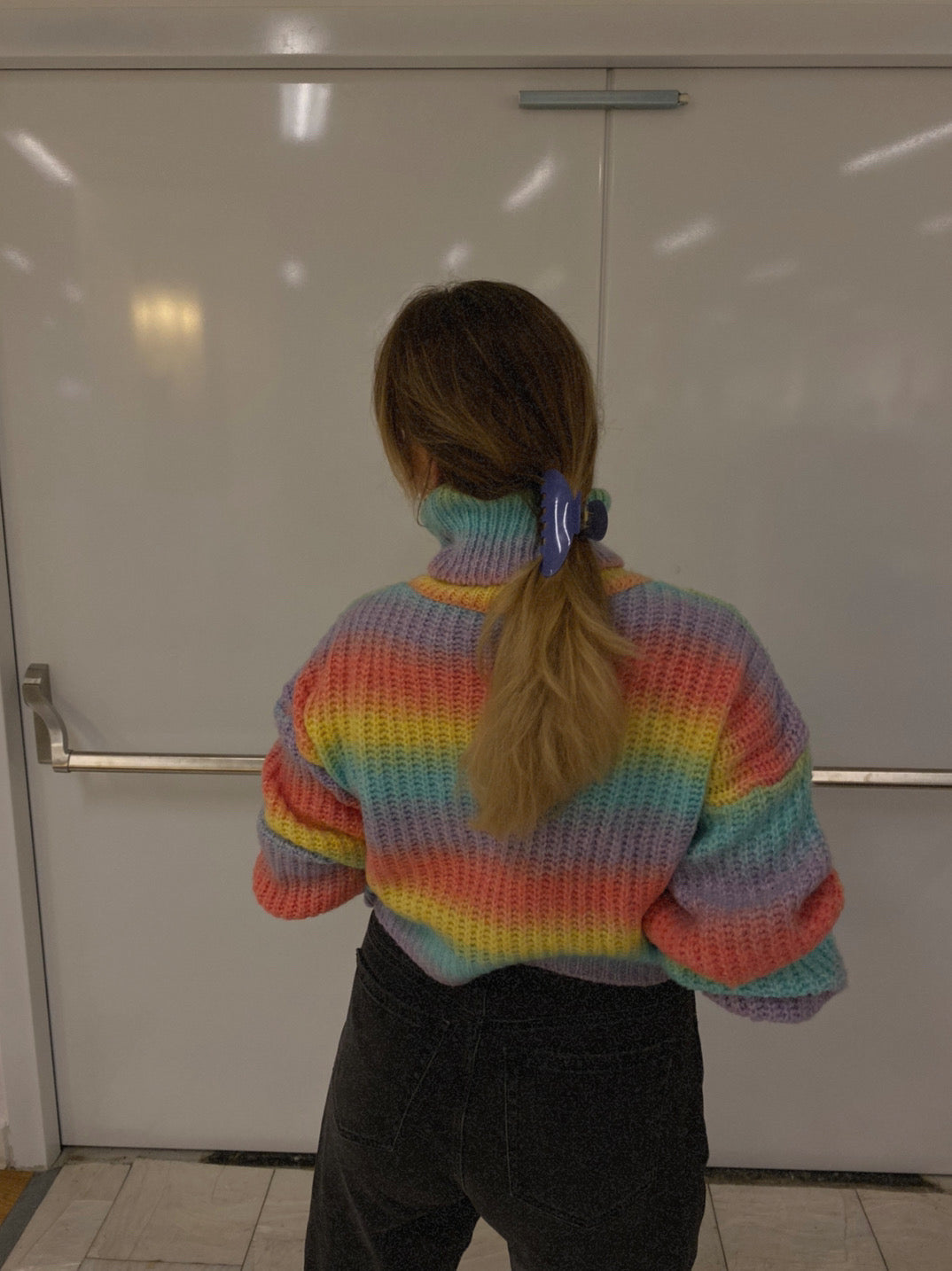 nachhaltige plastifreie Haarspange bio ohne plastik cellulose Haarklammer clawclip lavendel blau