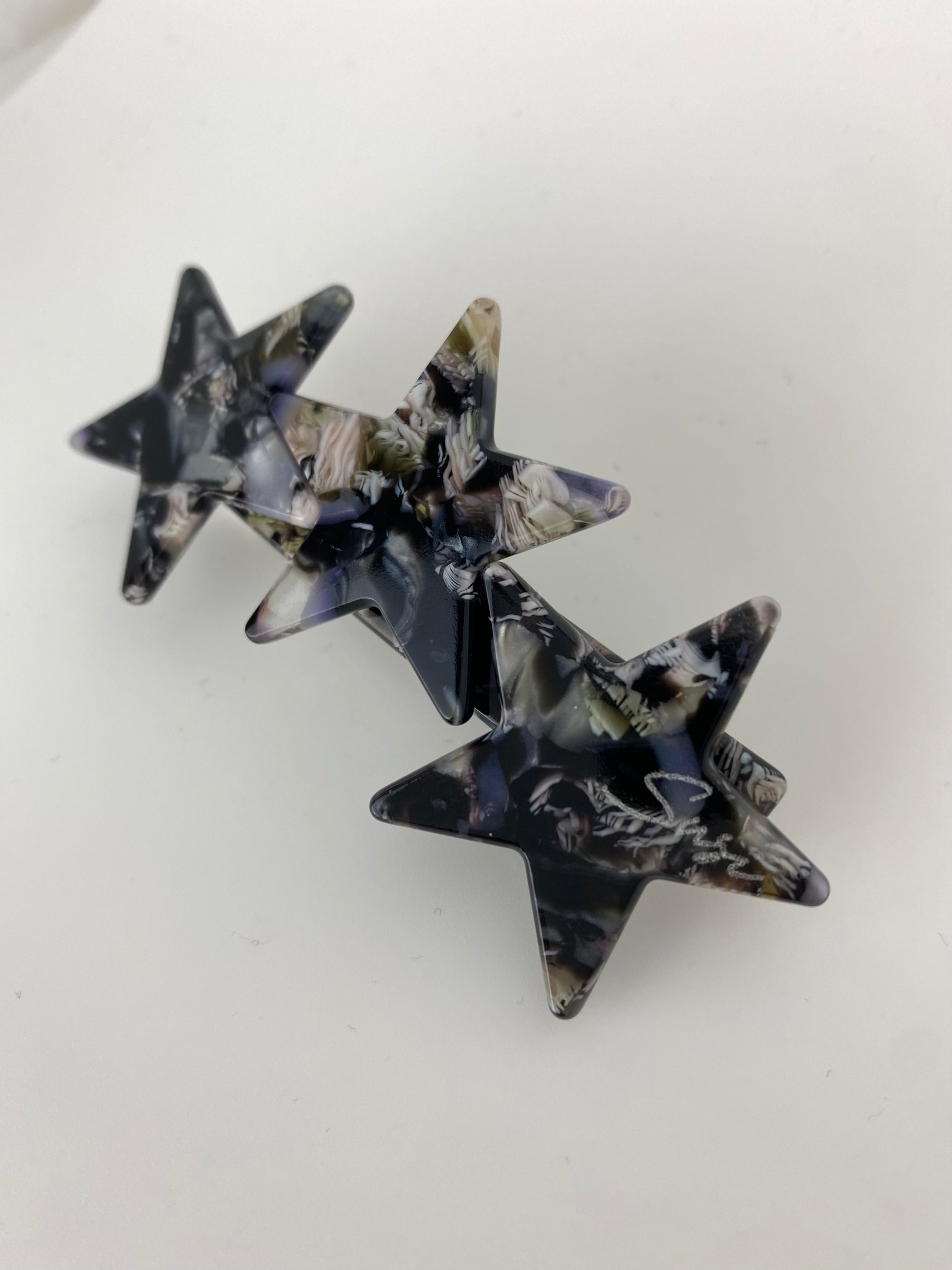 nachhaltige plastifreie Haarspange bio ohne plastik cellulose Stern