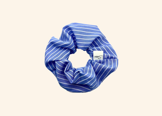 Scrunchie Blue Formally | Sustainable Susi | eco-friendly Hair ties plasticfree