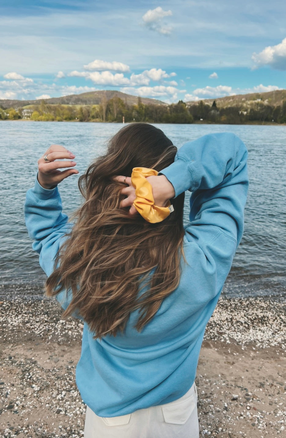Scrunchie Miami Yellow | Sustainable Susi | eco-friendly Hair ties plasticfree
