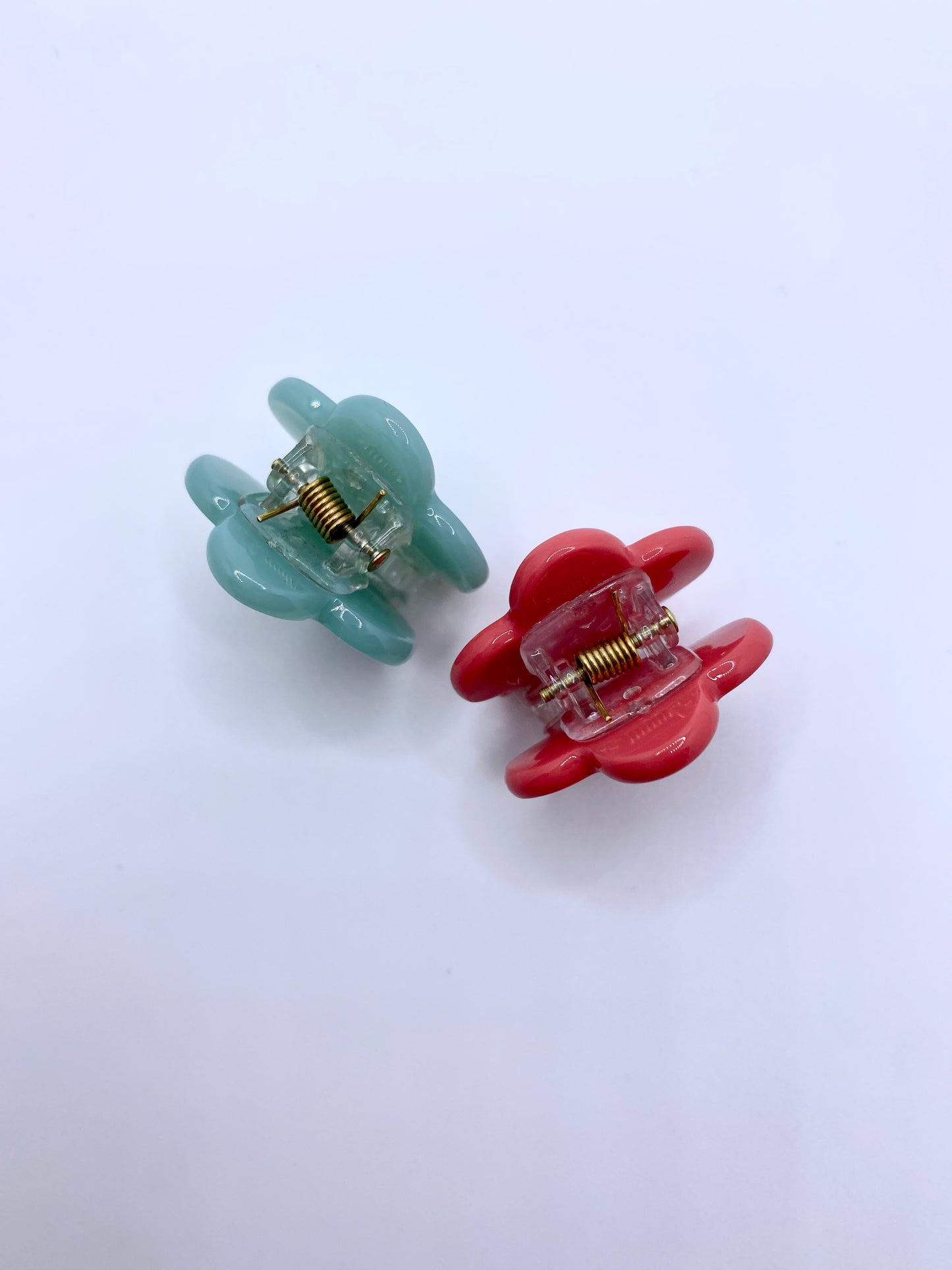 2 Pack Petites Fleurs Hair Clip | Sustainable Susi | Cellulose Acetate Flower Clawclips