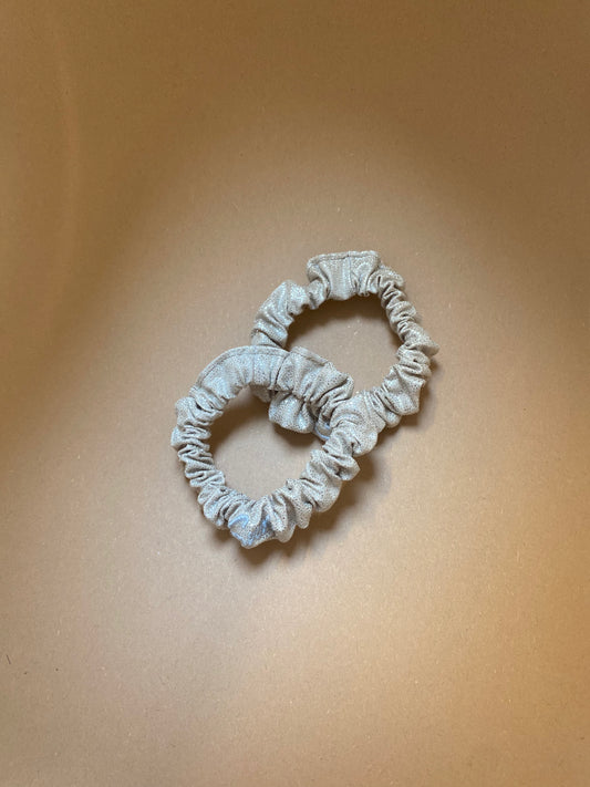 2 Pack Hair Tie Vintage Metallic Rose  Scrunchie Premium Hair Accessories | Made in Germany | Sustainable Susi