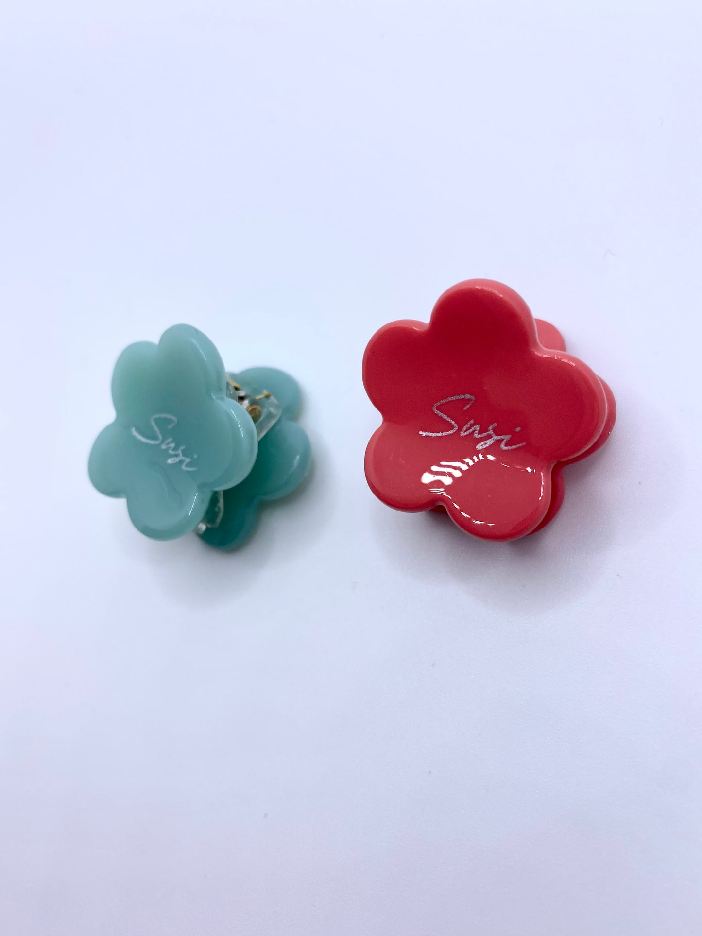 2 Pack Petites Fleurs Hair Clip | Sustainable Susi | Cellulose Acetate Flower Clawclips