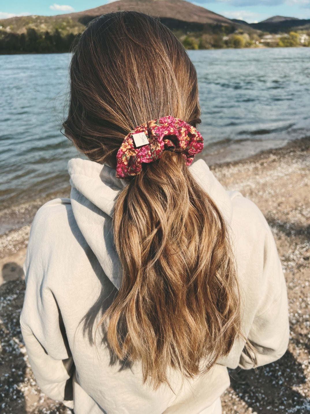 Scrunchie Fiery Bloom