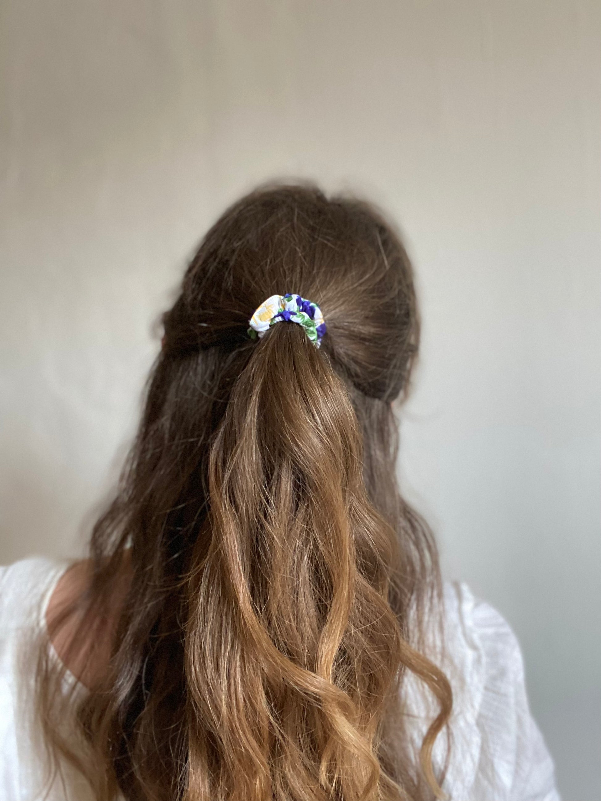 Hair Tie Vintage Sweet Thistle Flower Scrunchie Premium Hair Accessories | Made in Germany | Sustainable Susi