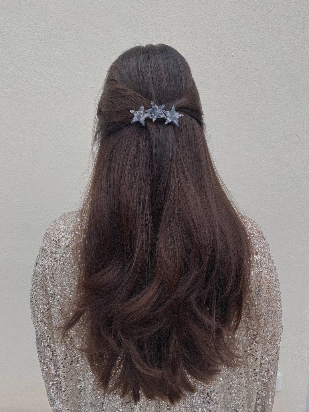 nachhaltige plastifreie Haarspange bio ohne plastik cellulose Stern